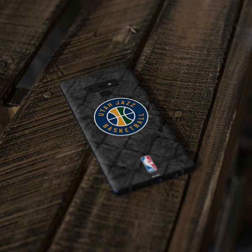 NBA Utah Jazz Black Rust Galaxy Note 9 Skin