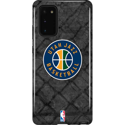 NBA Utah Jazz Black Rust Galaxy Note20 5G Pro Case