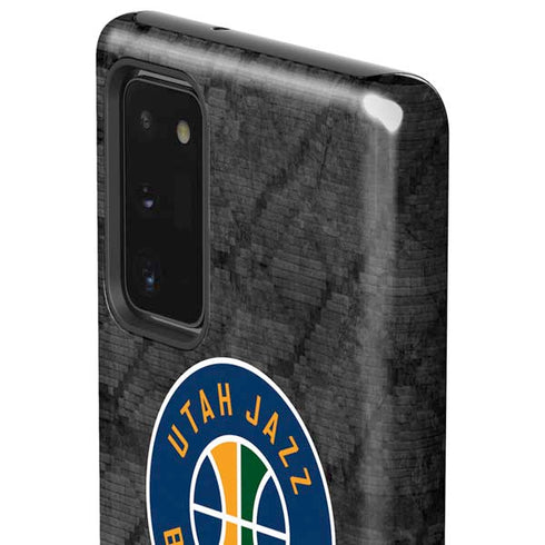 NBA Utah Jazz Black Rust Galaxy Note20 5G Pro Case