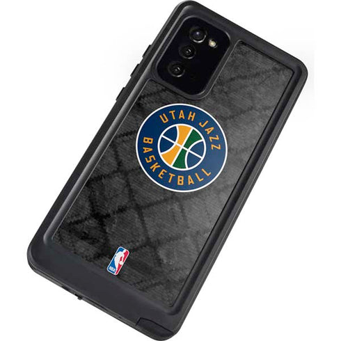 NBA Utah Jazz Black Rust Galaxy Note20 5G Waterproof Case