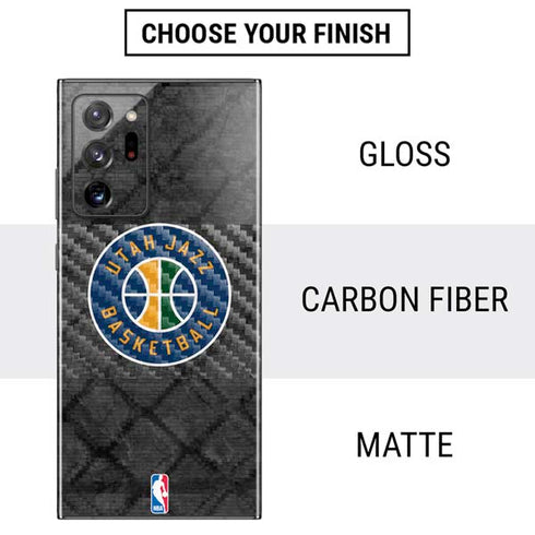 NBA Utah Jazz Black Rust Galaxy Note20 Ultra 5G Skin