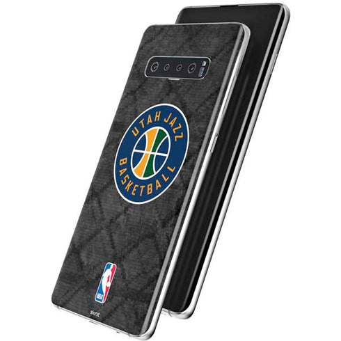 NBA Utah Jazz Black Rust Galaxy S10 Plus Skin