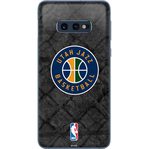 NBA Utah Jazz Black Rust Galaxy S10e Skin