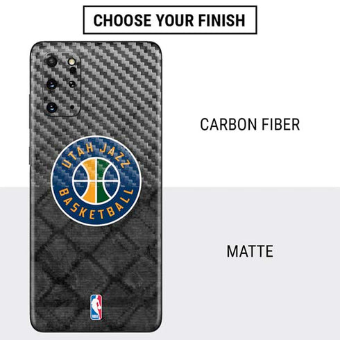 NBA Utah Jazz Black Rust Galaxy S20 Plus Skin