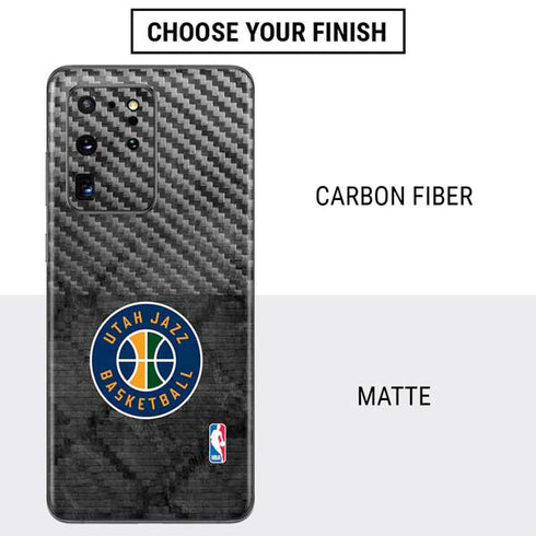 NBA Utah Jazz Black Rust Galaxy S20 Ultra 5G Skin