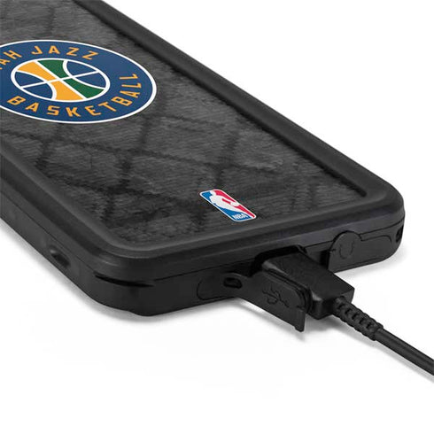 NBA Utah Jazz Black Rust Galaxy S20 Waterproof Case