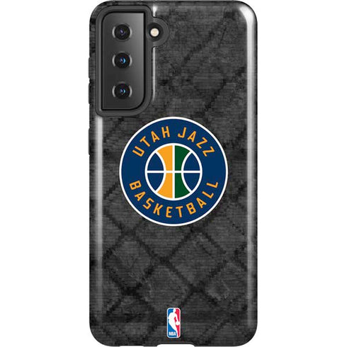 NBA Utah Jazz Black Rust Galaxy S21 5G Pro Case