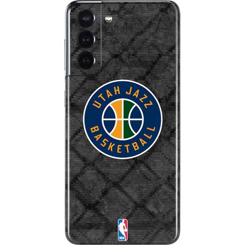 NBA Utah Jazz Black Rust Galaxy S21 5G Skin