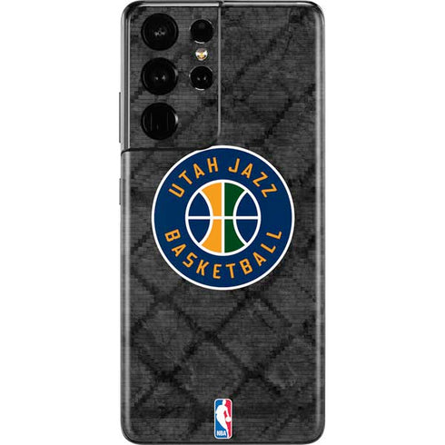 NBA Utah Jazz Black Rust Galaxy S21 Ultra 5G Skin