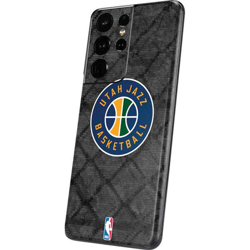 NBA Utah Jazz Black Rust Galaxy S21 Ultra 5G Skin