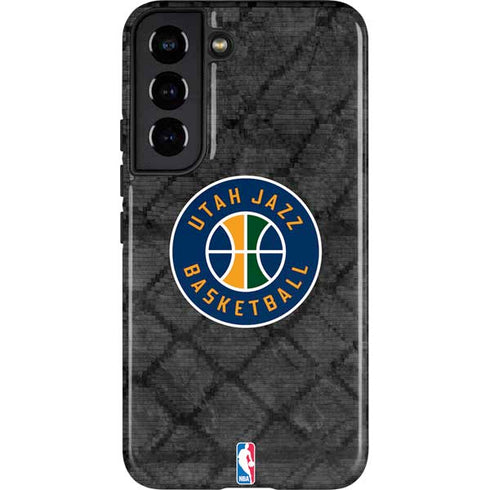 NBA Utah Jazz Black Rust Galaxy S22 Pro Case