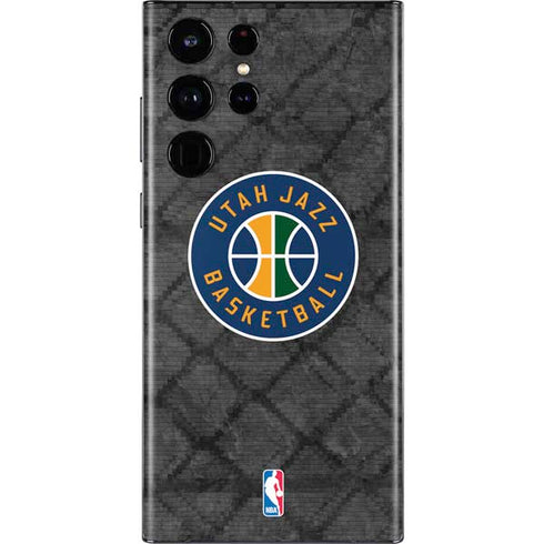NBA Utah Jazz Black Rust Galaxy S22 Ultra Skin