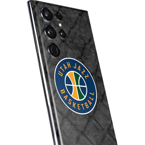 NBA Utah Jazz Black Rust Galaxy S22 Ultra Skin