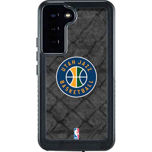 NBA Utah Jazz Black Rust Galaxy S23 Plus Waterproof Case