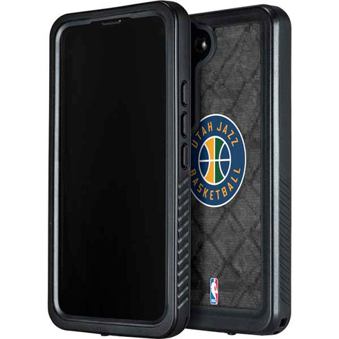 NBA Utah Jazz Black Rust Galaxy S23 Plus Waterproof Case