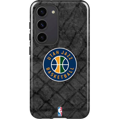 NBA Utah Jazz Black Rust Galaxy S23 Pro Case