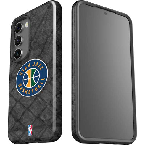 NBA Utah Jazz Black Rust Galaxy S23 Pro Case