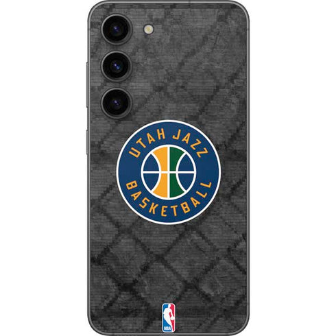 NBA Utah Jazz Black Rust Galaxy S23 Skin