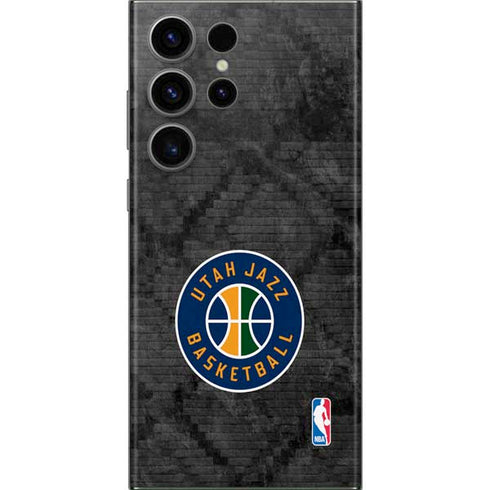 NBA Utah Jazz Black Rust Galaxy S23 Ultra Skin