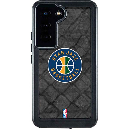 NBA Utah Jazz Black Rust Galaxy S23 Waterproof Case