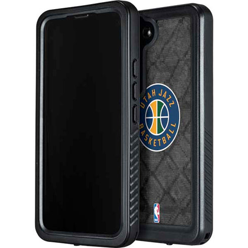 NBA Utah Jazz Black Rust Galaxy S23 Waterproof Case