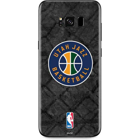 NBA Utah Jazz Black Rust Galaxy S8 Plus Skin