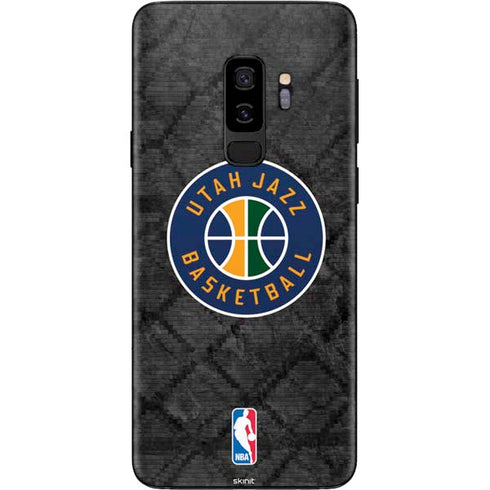 NBA Utah Jazz Black Rust Galaxy S9 Plus Skin