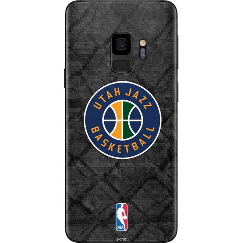 NBA Utah Jazz Black Rust Galaxy S9 Skin