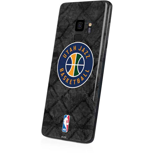 NBA Utah Jazz Black Rust Galaxy S9 Skin