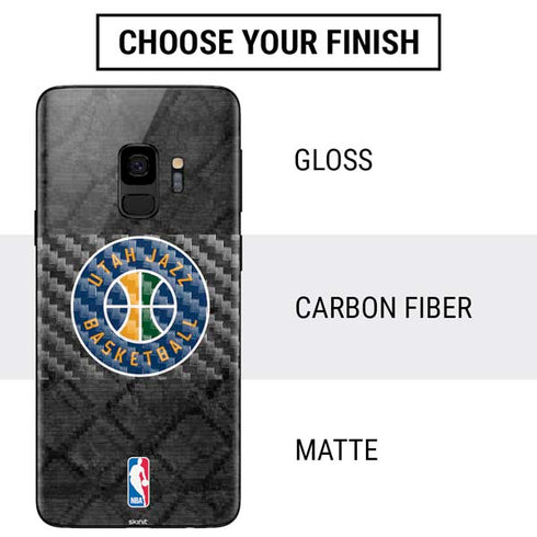 NBA Utah Jazz Black Rust Galaxy S9 Skin