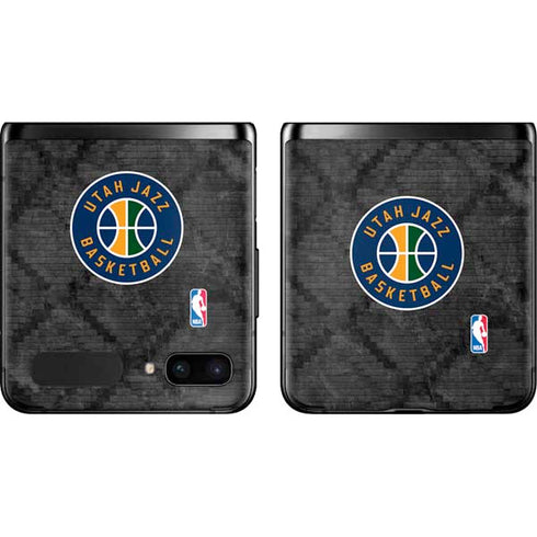 NBA Utah Jazz Black Rust Galaxy Z Flip Skin