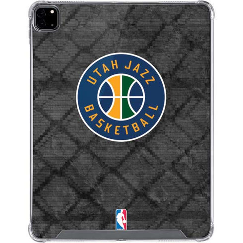 NBA Utah Jazz Black Rust iPad Pro 12.9in (2020) Clear Case