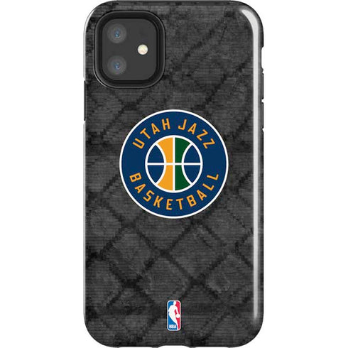 NBA Utah Jazz Black Rust iPhone 11 Impact Case