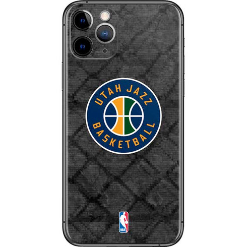 NBA Utah Jazz Black Rust iPhone 11 Pro Skin