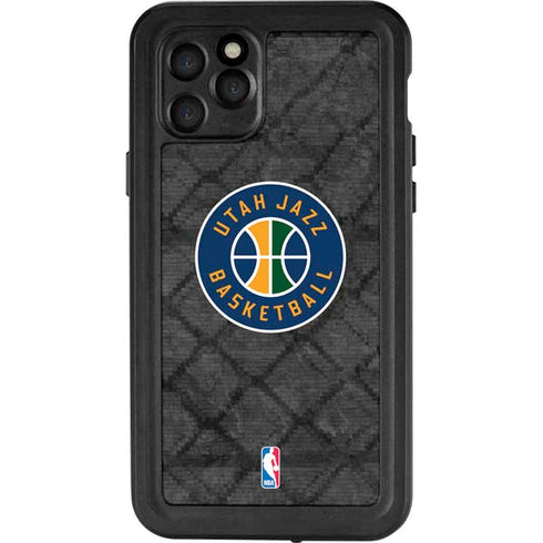 NBA Utah Jazz Black Rust iPhone 11 Pro Waterproof Case