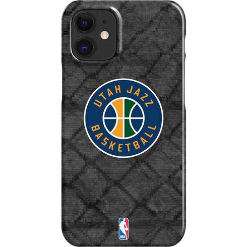 NBA Utah Jazz Black Rust iPhone 12 Mini Lite Case