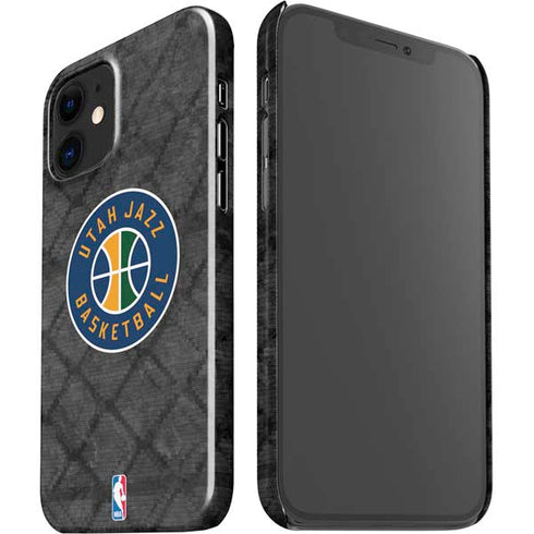 NBA Utah Jazz Black Rust iPhone 12 Mini Lite Case