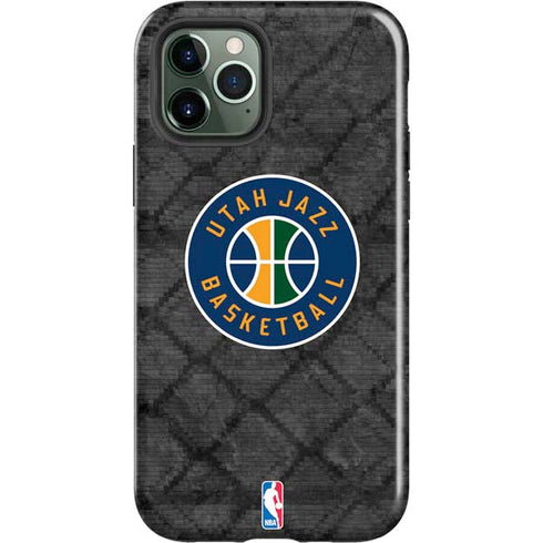 NBA Utah Jazz Black Rust iPhone 12 Pro Max Impact Case