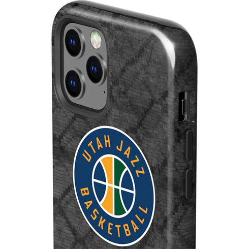NBA Utah Jazz Black Rust iPhone 12 Pro Max Impact Case