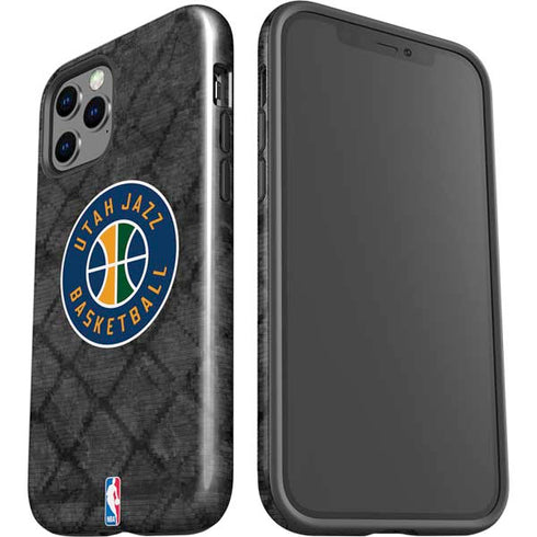 NBA Utah Jazz Black Rust iPhone 12 Pro Max Impact Case