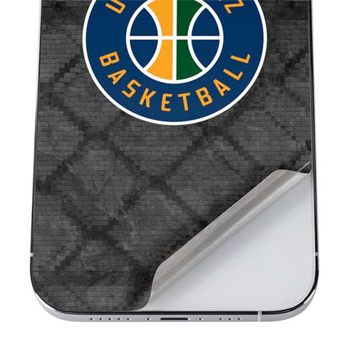 NBA Utah Jazz Black Rust iPhone 12 Pro Skin