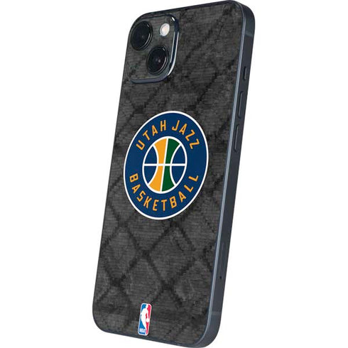 NBA Utah Jazz Black Rust iPhone 14 Plus Skin