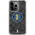 NBA Utah Jazz Black Rust iPhone 14 Pro Clear Case