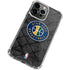 NBA Utah Jazz Black Rust iPhone 15 Pro Clear Case