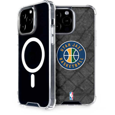 NBA Utah Jazz Black Rust iPhone 15 Pro Max MagSafe Case