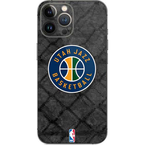 NBA Utah Jazz Black Rust iPhone 14 Pro Max Skin