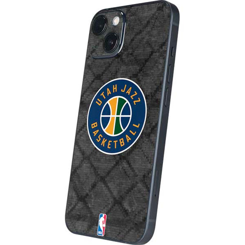 NBA Utah Jazz Black Rust iPhone 14 Skin