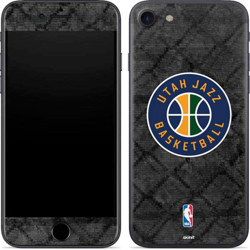 NBA Utah Jazz Black Rust iPhone 7 Skin