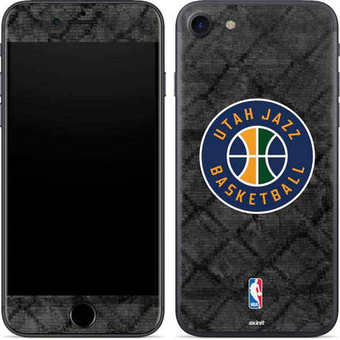 NBA Utah Jazz Black Rust iPhone 8 Skin