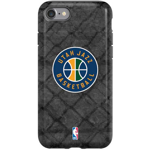 NBA Utah Jazz Black Rust iPhone SE (2nd & 3rd Gen) Pro Case
